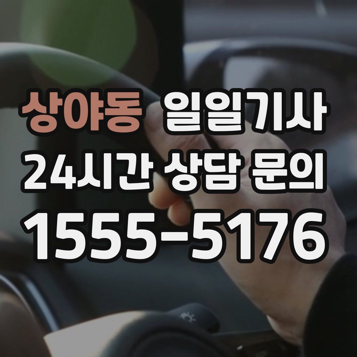 상야동 일일기사 반일 전담 스케줄