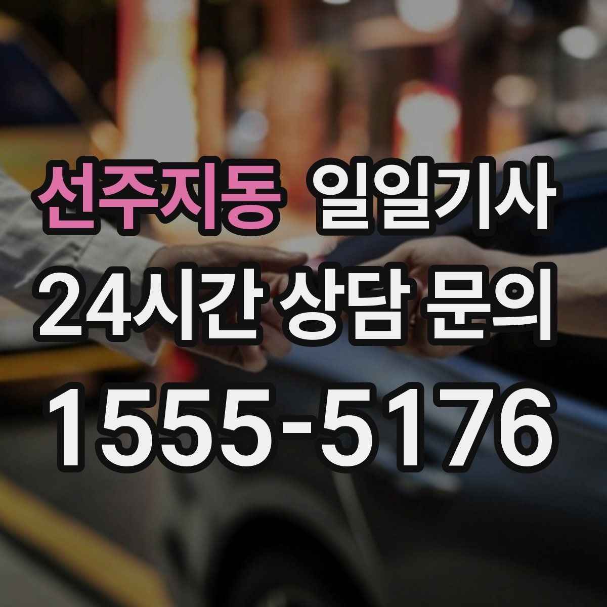 선주지동 일일기사 시내 외곽 연계 빠른 이동