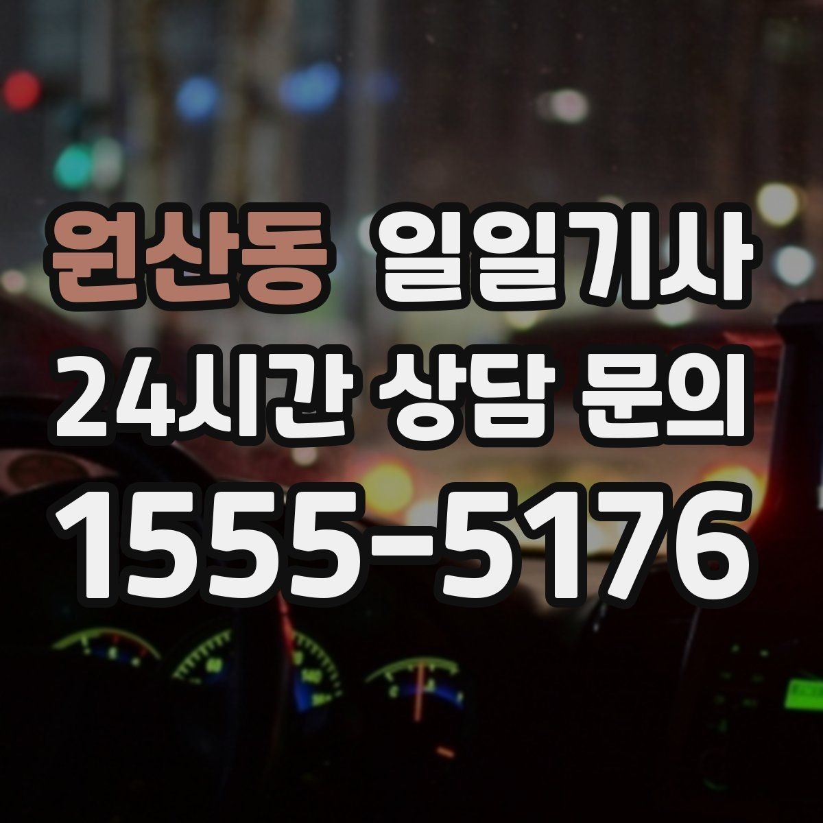 원산동 일일기사 장기 예약 주간 일정 맞춤