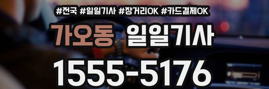 가오동 일일기사