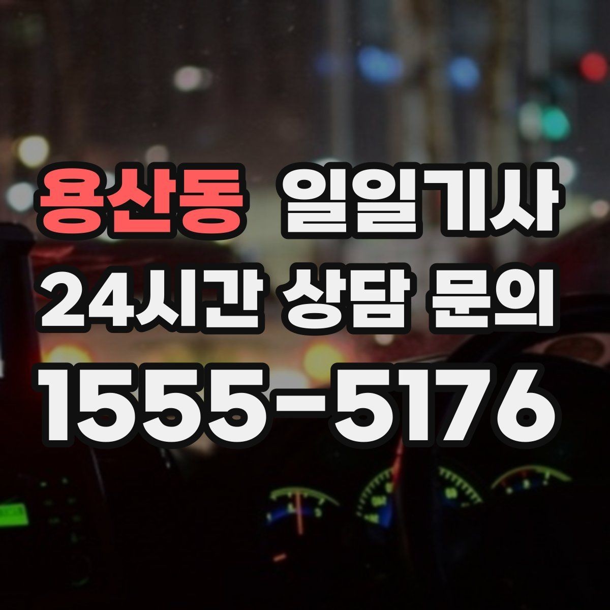 용산동 일일기사 믿고 맡기는 하루 동행