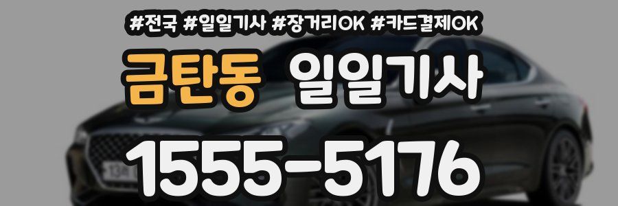 금탄동 일일기사
