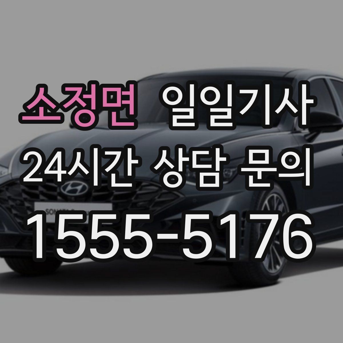 소정면 일일기사 반일 전담 스케줄