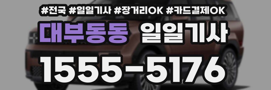 대부동동 일일기사