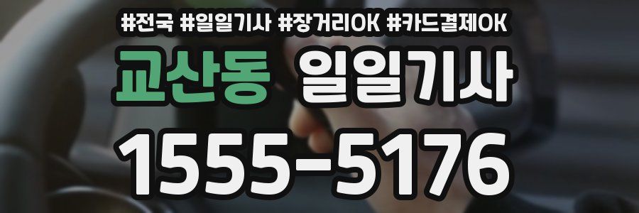 교산동 일일기사