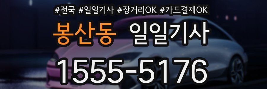 봉산동 일일기사