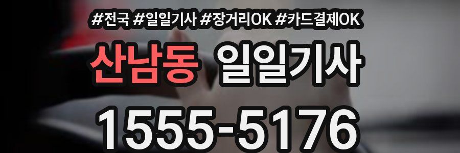 산남동 일일기사