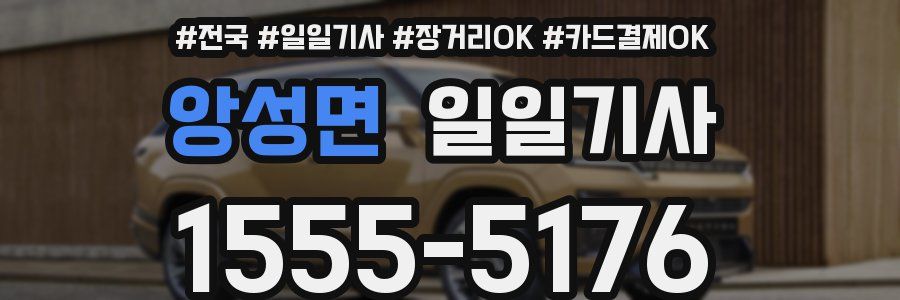 앙성면 일일기사