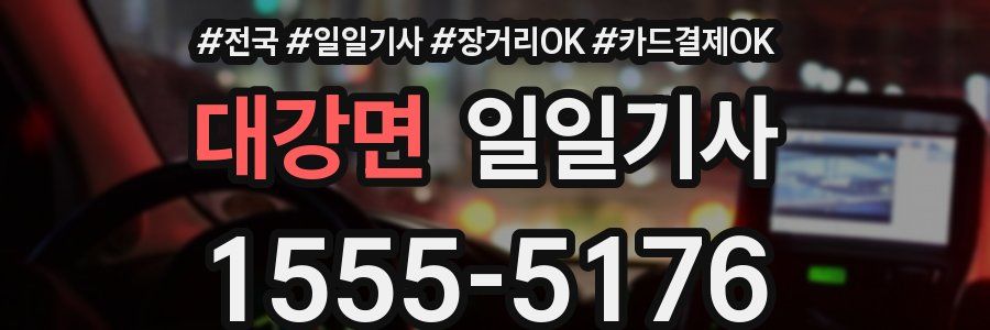 대강면 일일기사