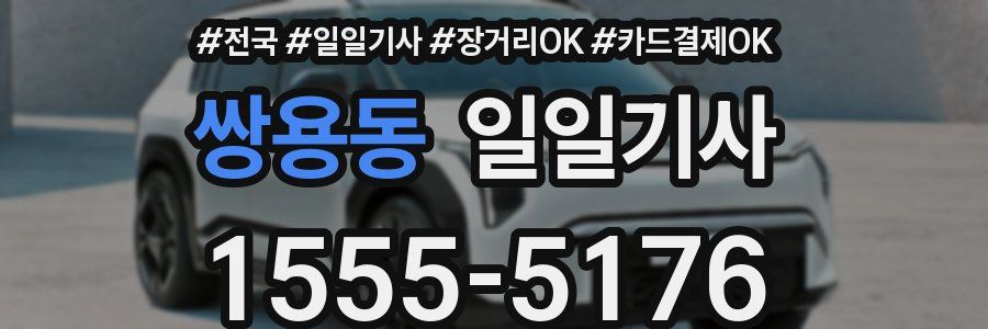 쌍용동 일일기사