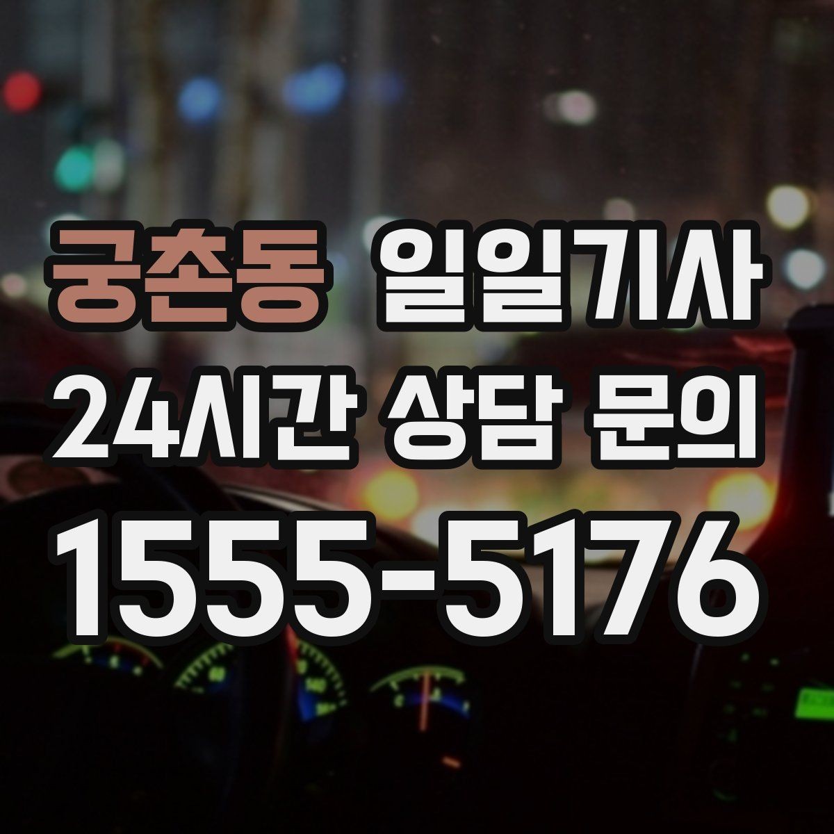 궁촌동 일일기사 의전 성격 일정 품격 유지