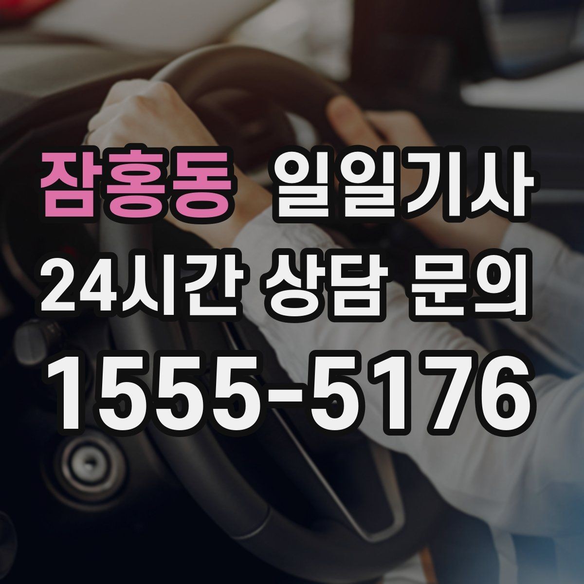 잠홍동 일일기사 의전 성격 일정도 품격 있게
