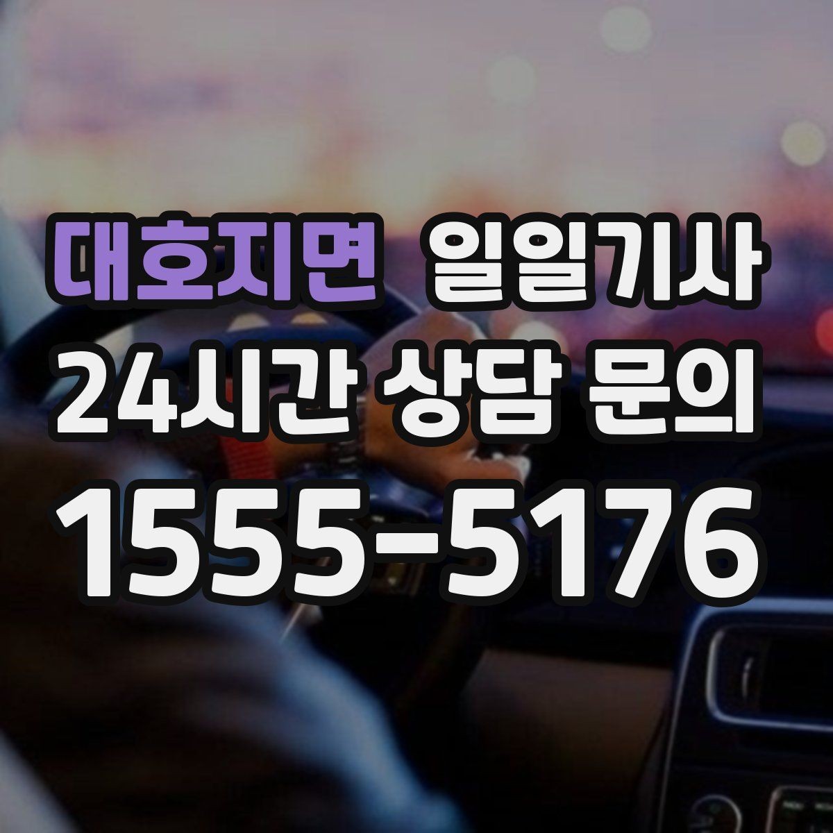 대호지면 일일기사 회의 후 곧장 공항으로 이어지는 길