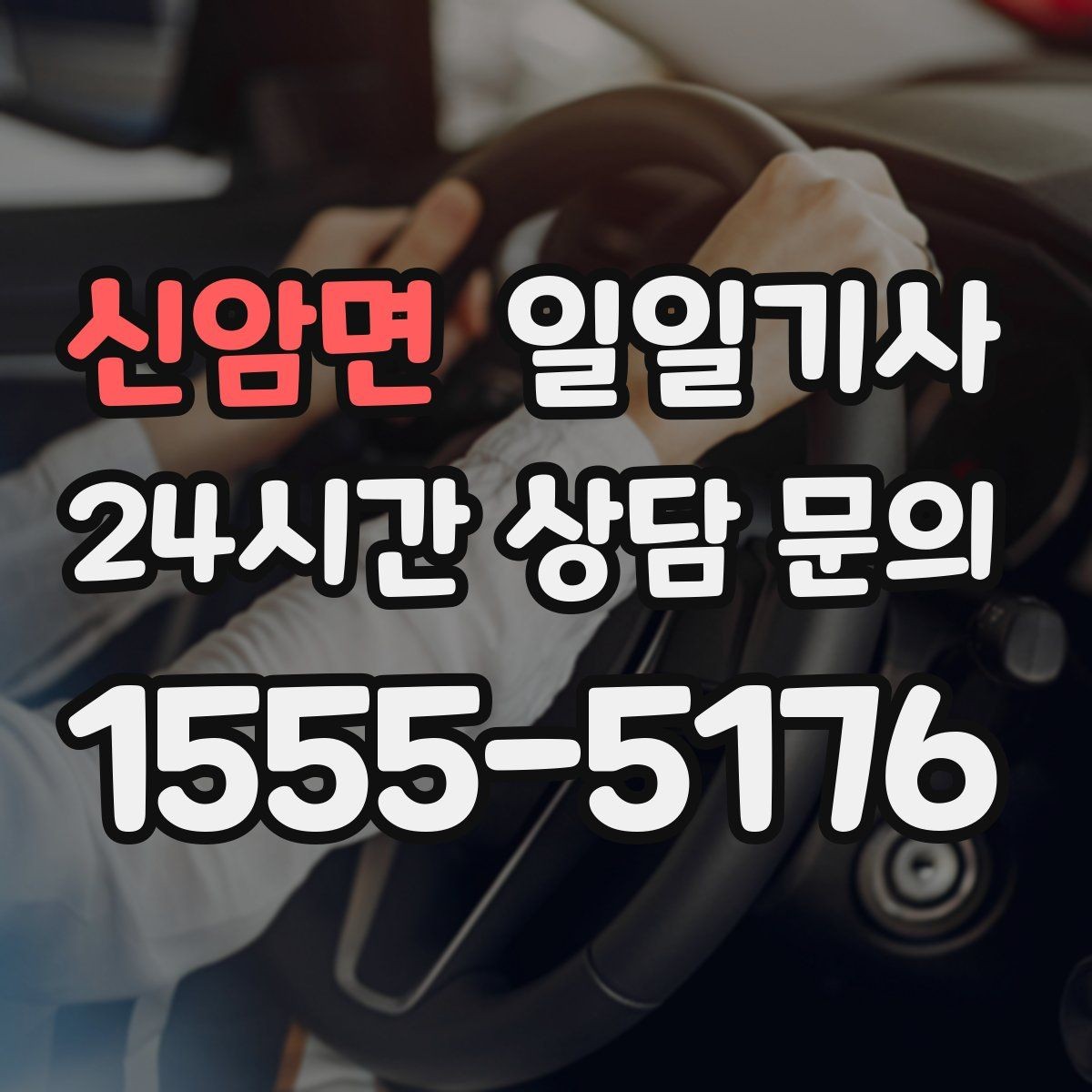 신암면 일일기사 장기 예약 주간 일정 맞춤