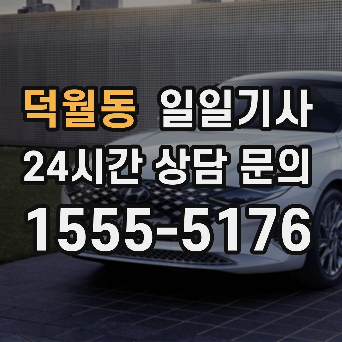 덕월동 일일기사 행사 동선 주차 픽업까지
