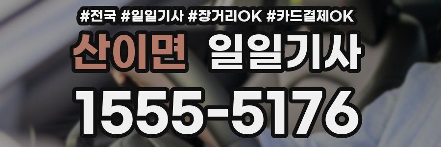 산이면 일일기사