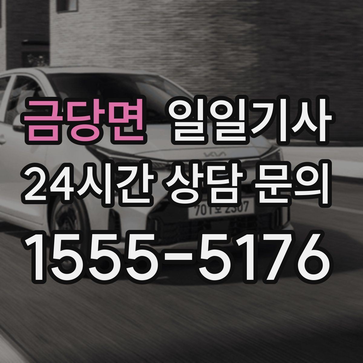 금당면 일일기사 수하물 케어 공항 동행