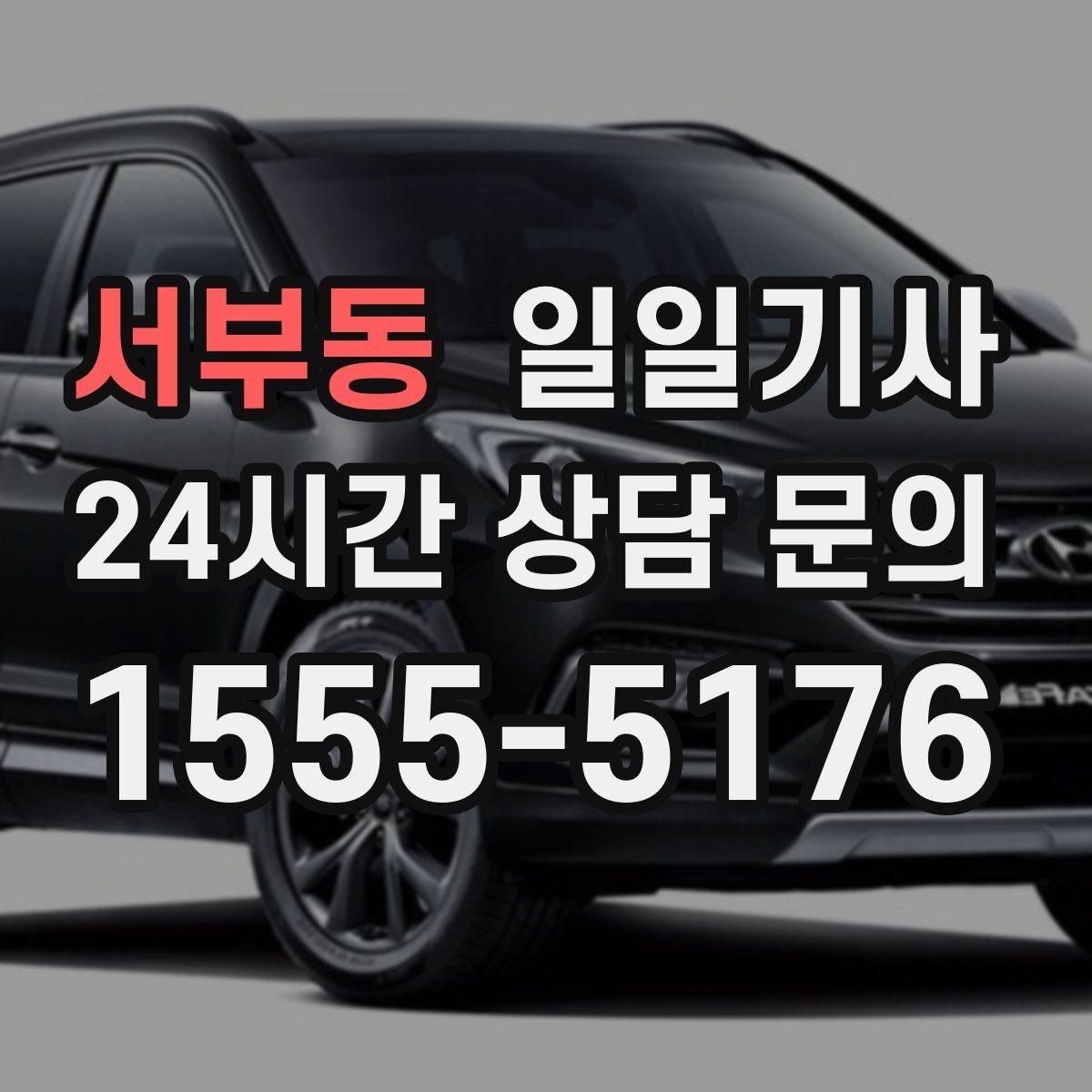 서부동 일일기사 시내 외곽 연계 빠른 이동