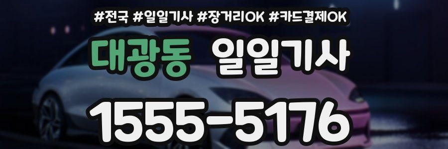 대광동 일일기사