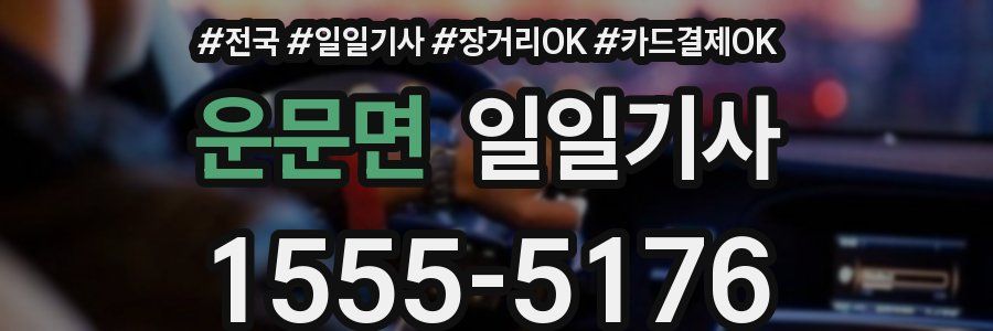 운문면 일일기사