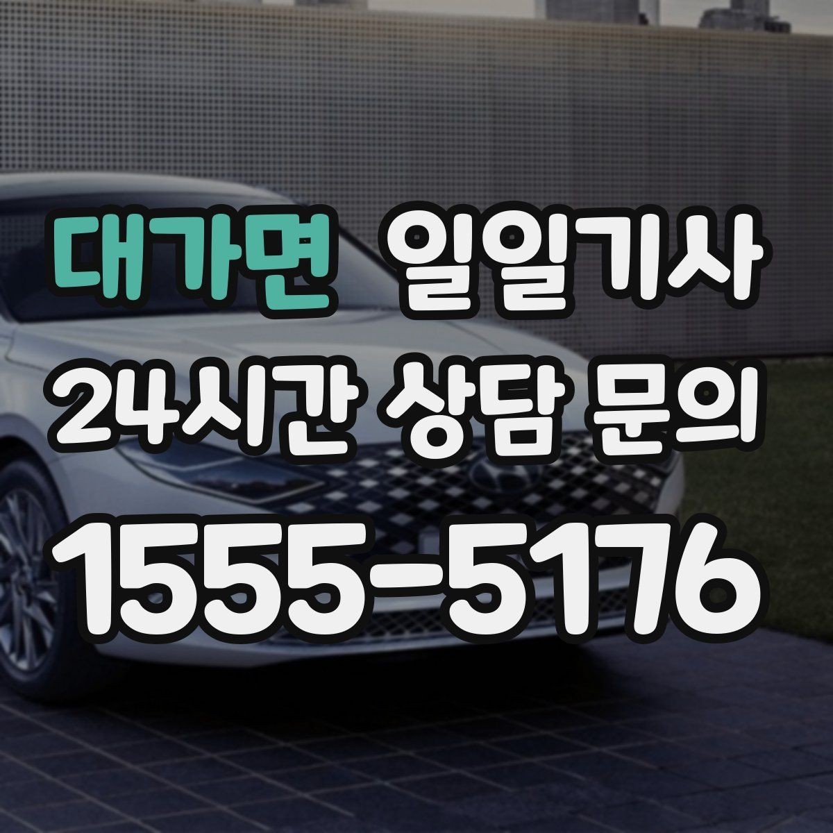 대가면 일일기사 차량 청결 쾌적 이동