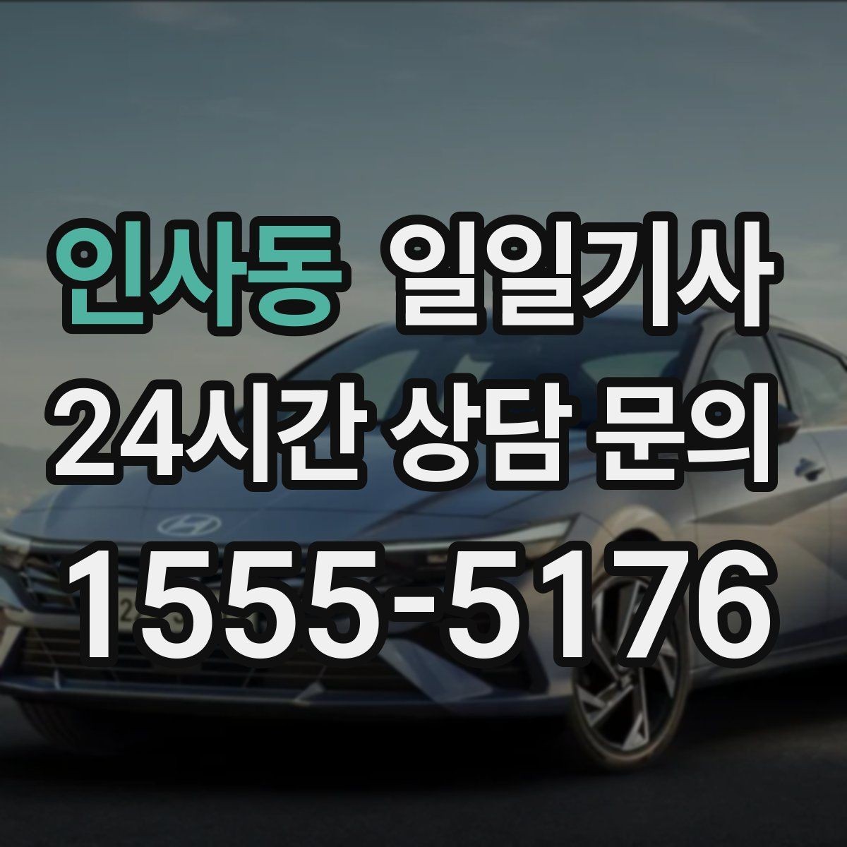 인사동 일일기사 장거리 복귀 안전 동행