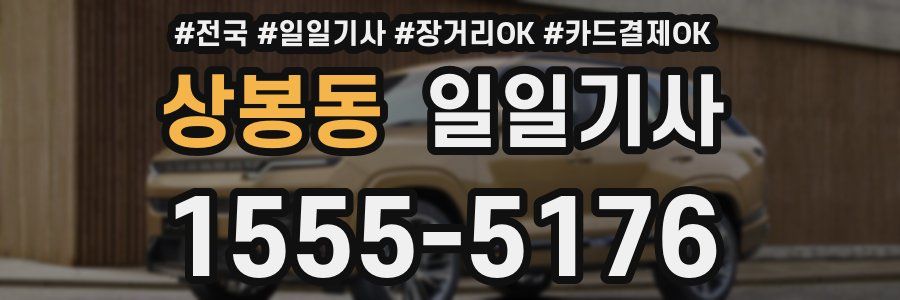 상봉동 일일기사