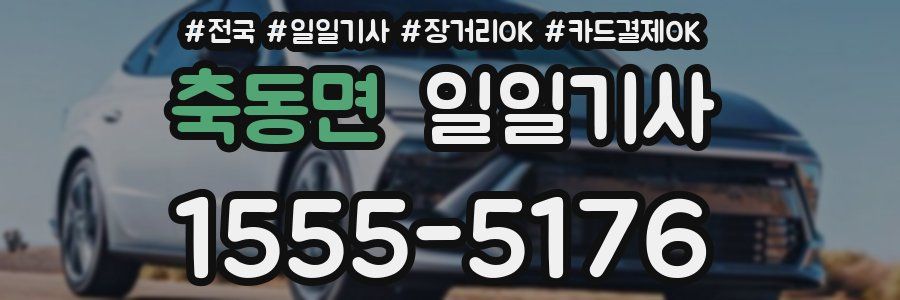 축동면 일일기사