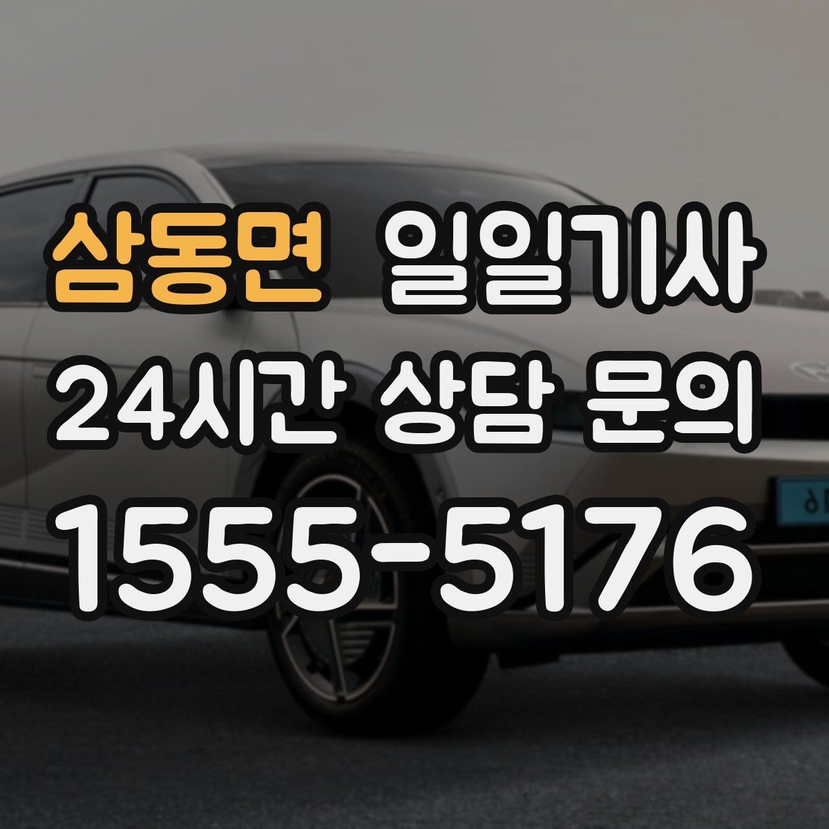 삼동면 일일기사 공항 픽업과 미팅을 한 번에