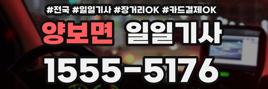 양보면 일일기사