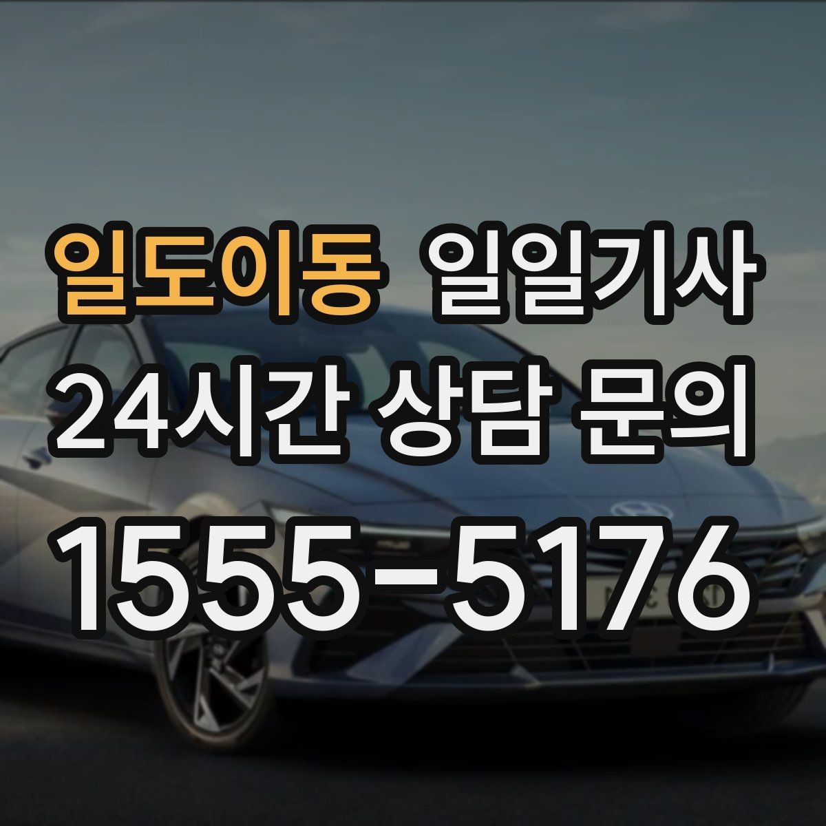 일도이동 일일기사 예약 시간 정시에 도착해요