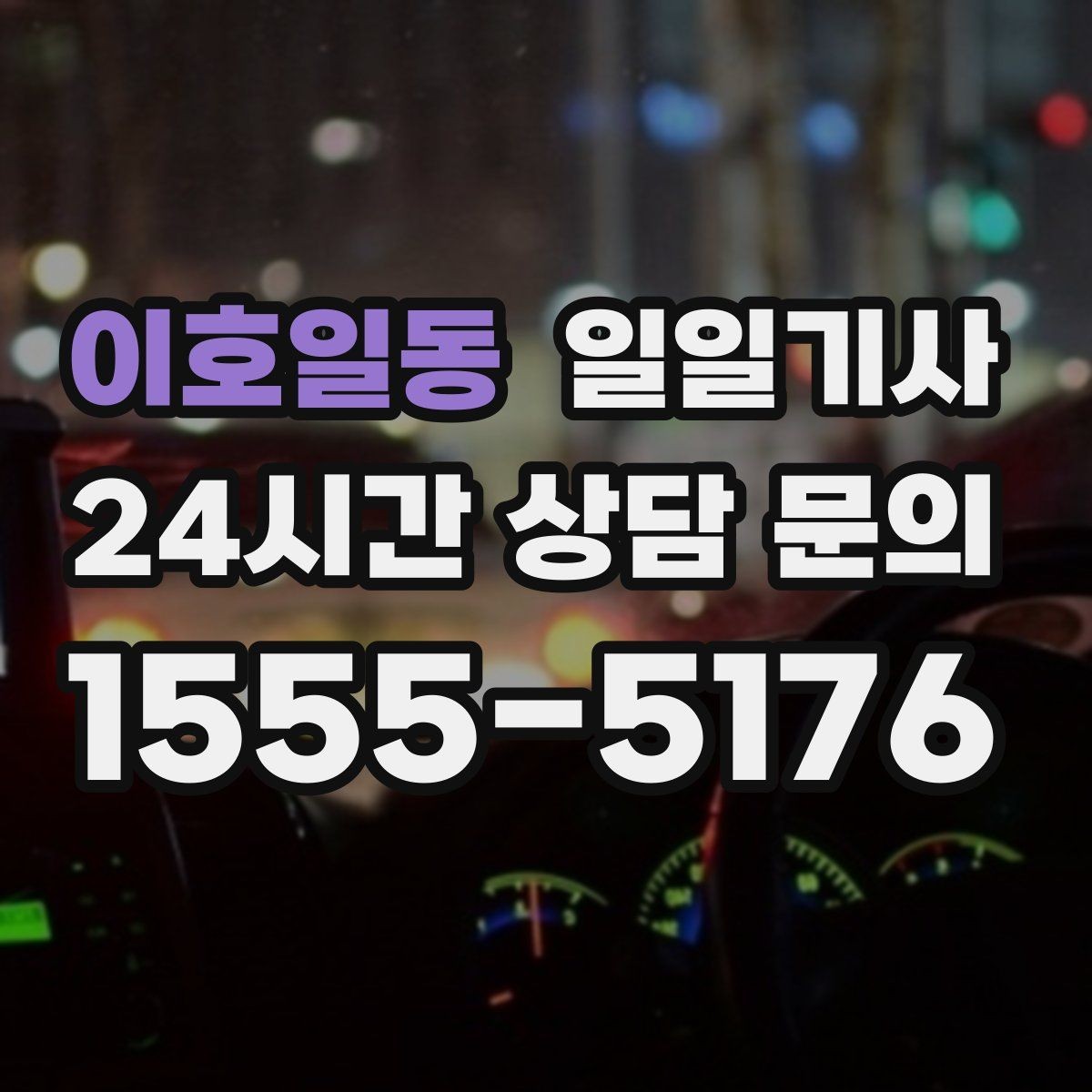 이호일동 일일기사 조용한 주행 배려 동행