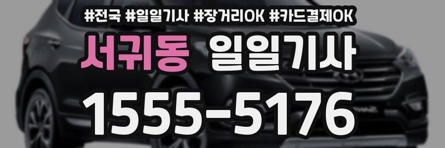 서귀동 일일기사