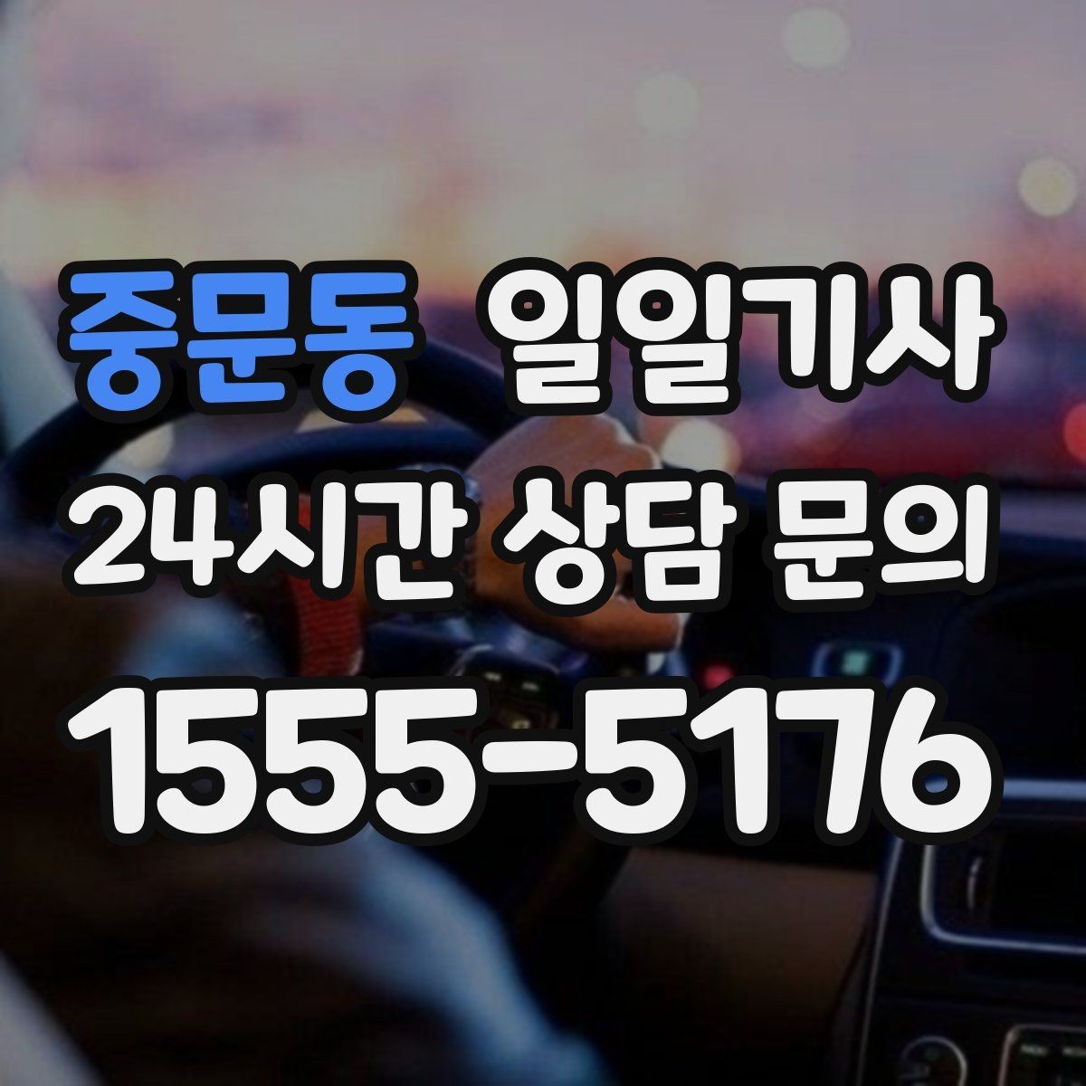 중문동 일일기사 쾌적한 실내로 장거리도 편해요