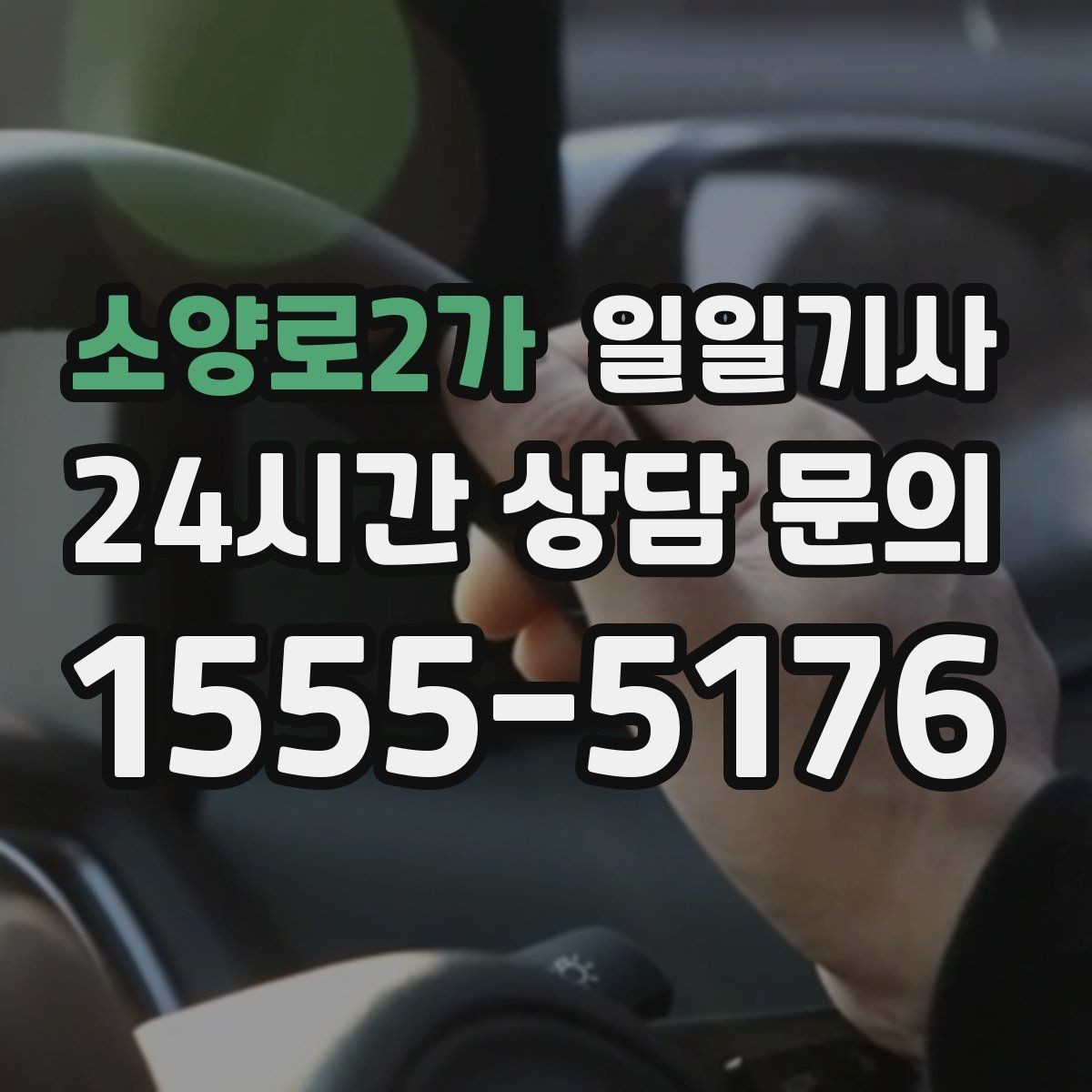 소양로2가 일일기사 어르신 보호 세심 응대