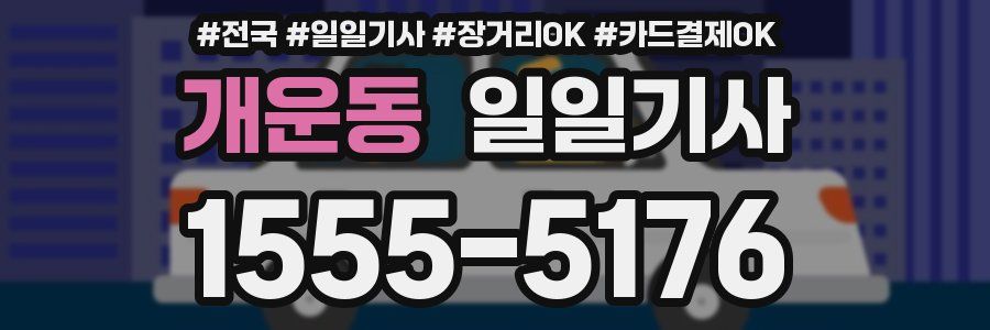 개운동 일일기사