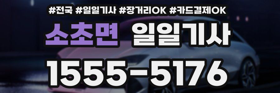 소초면 일일기사