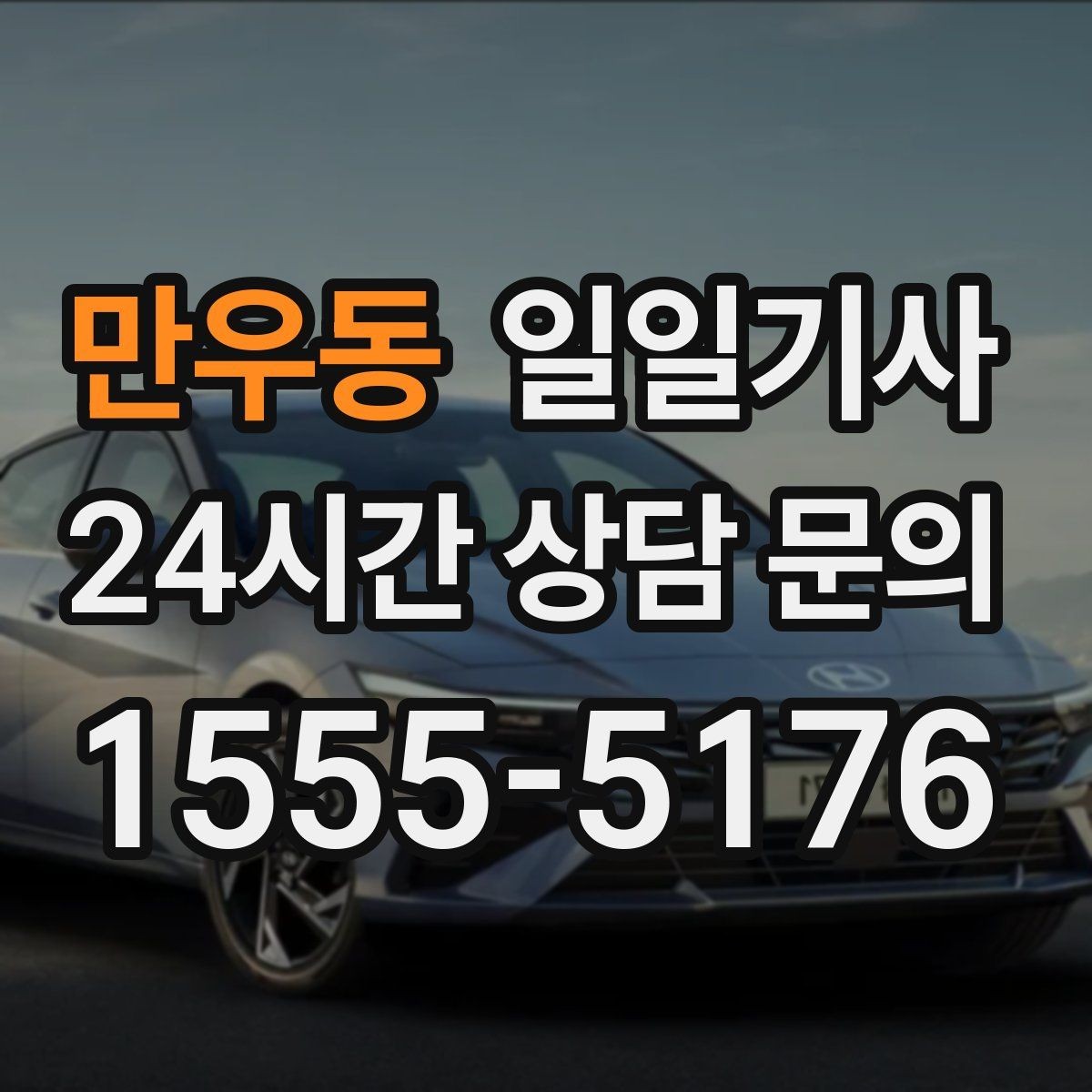 만우동 일일기사 종일 일정 전담 동행
