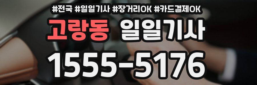 고랑동 일일기사