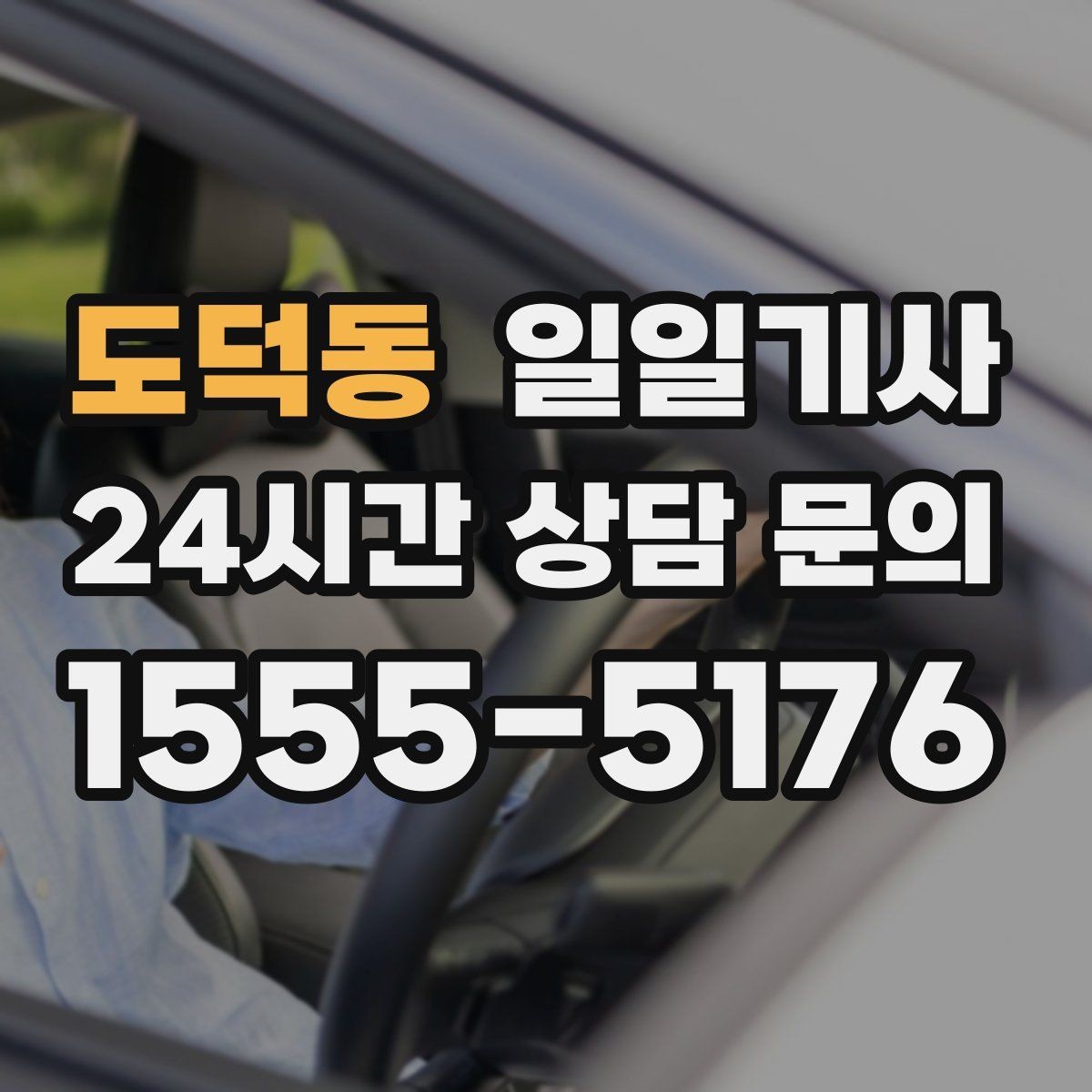 도덕동 일일기사 일정 마감까지 책임 운행