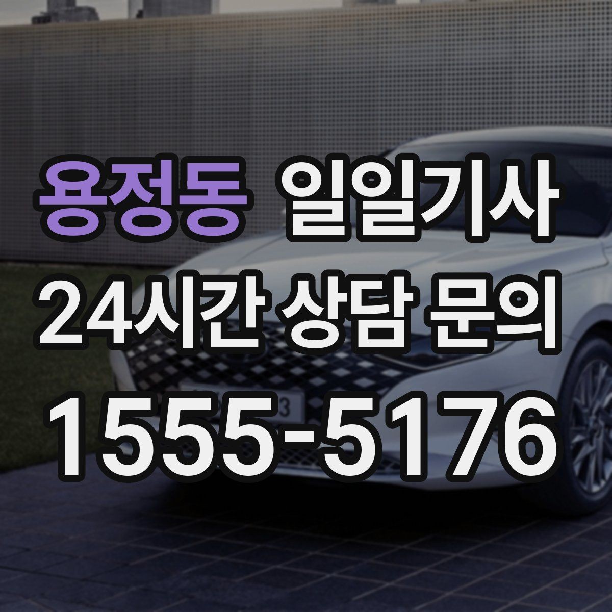용정동 일일기사 전시장 차량 이동 지원