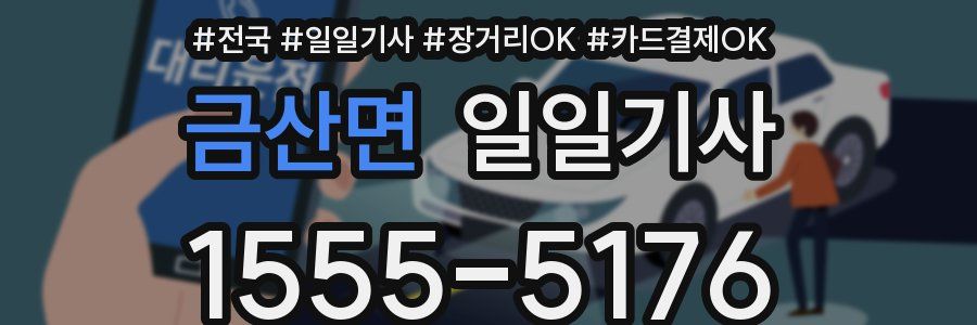 금산면 일일기사