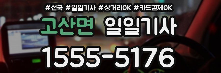 고산면 일일기사