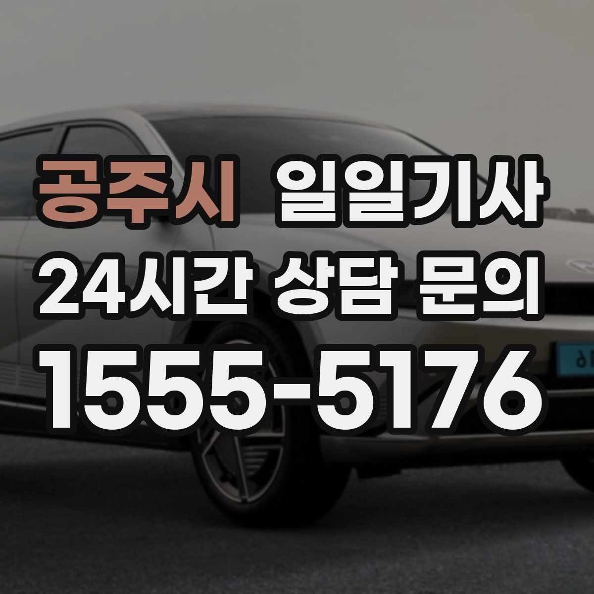 공주시 일일기사 조용한 주행 배려 동행