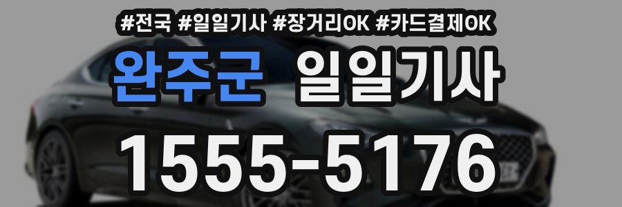 완주군 일일기사