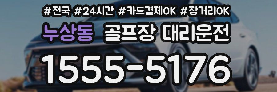 누상동 골프장 대리운전