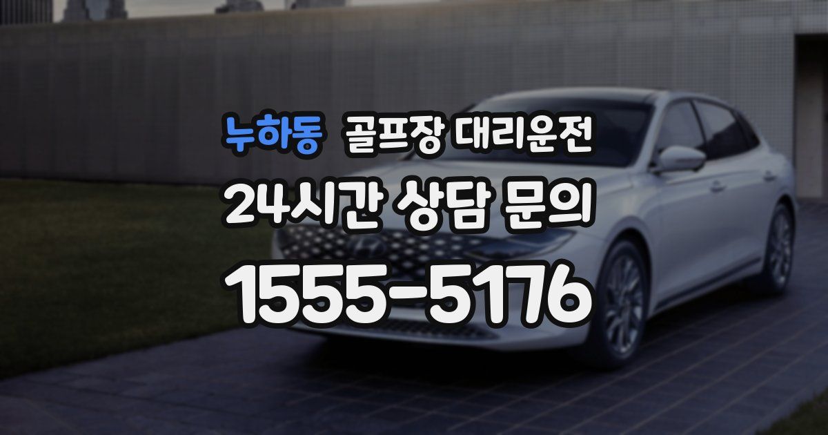 골프장 대리운전 서비스