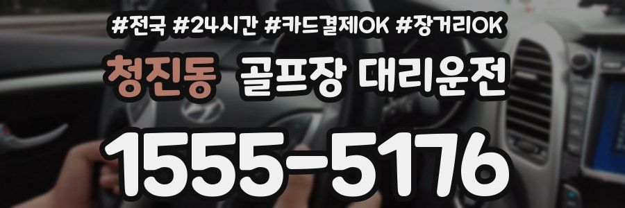 청진동 골프장 대리운전