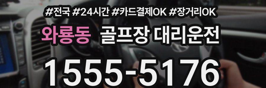 와룡동 골프장 대리운전
