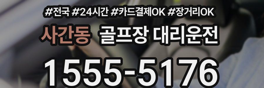 사간동 골프장 대리운전